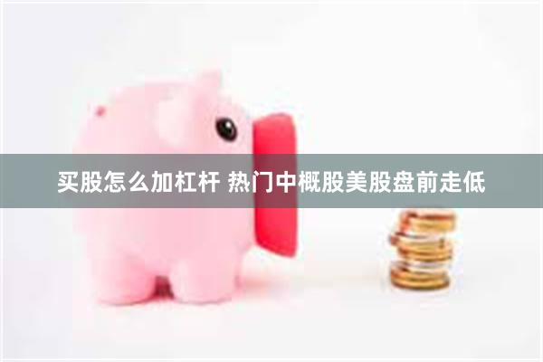 买股怎么加杠杆 热门中概股美股盘前走低