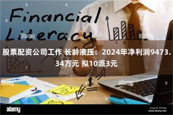 股票配资公司工作 长龄液压：2024年净利润9473.34万元 拟10派3元