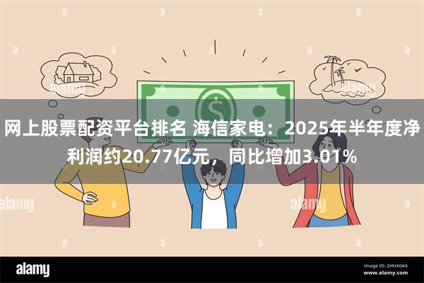 网上股票配资平台排名 海信家电：2025年半年度净利润约20.77亿元，同比增加3.01%